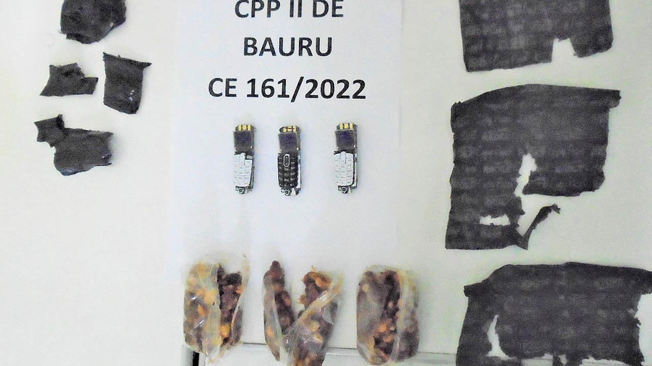 Mãe envia placas de celular em doces de amendoim ao filho preso em Bauru